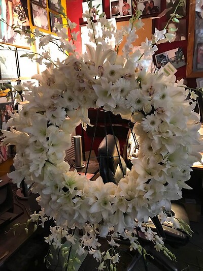 white wreath