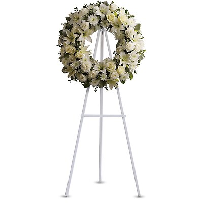 Serenity Wreath by Teleflora