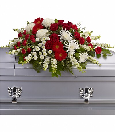 Strength and Wisdom Casket Spray by Teleflora