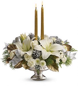 Silver And Gold Centerpiece