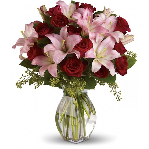 Lavish Love Bouquet with dozen Red Roses