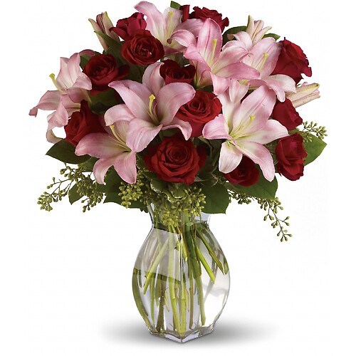 Lavish Love Bouquet with Long Stemmed Red Roses