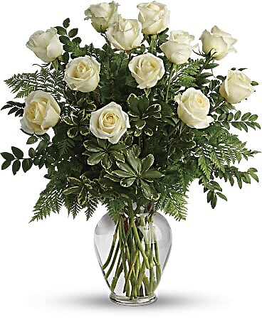 white chocolate roses