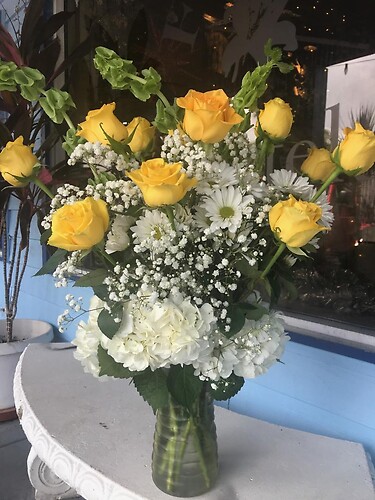 yellow roses